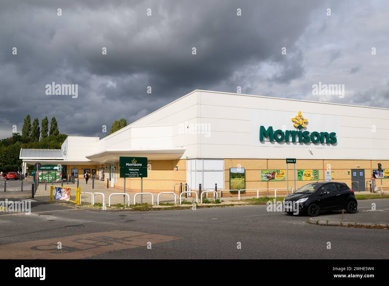 Morrisons supermarket, Worting Road, Basingstoke, Hampshire, UK.  11 Sep 2023 Stock Photo
