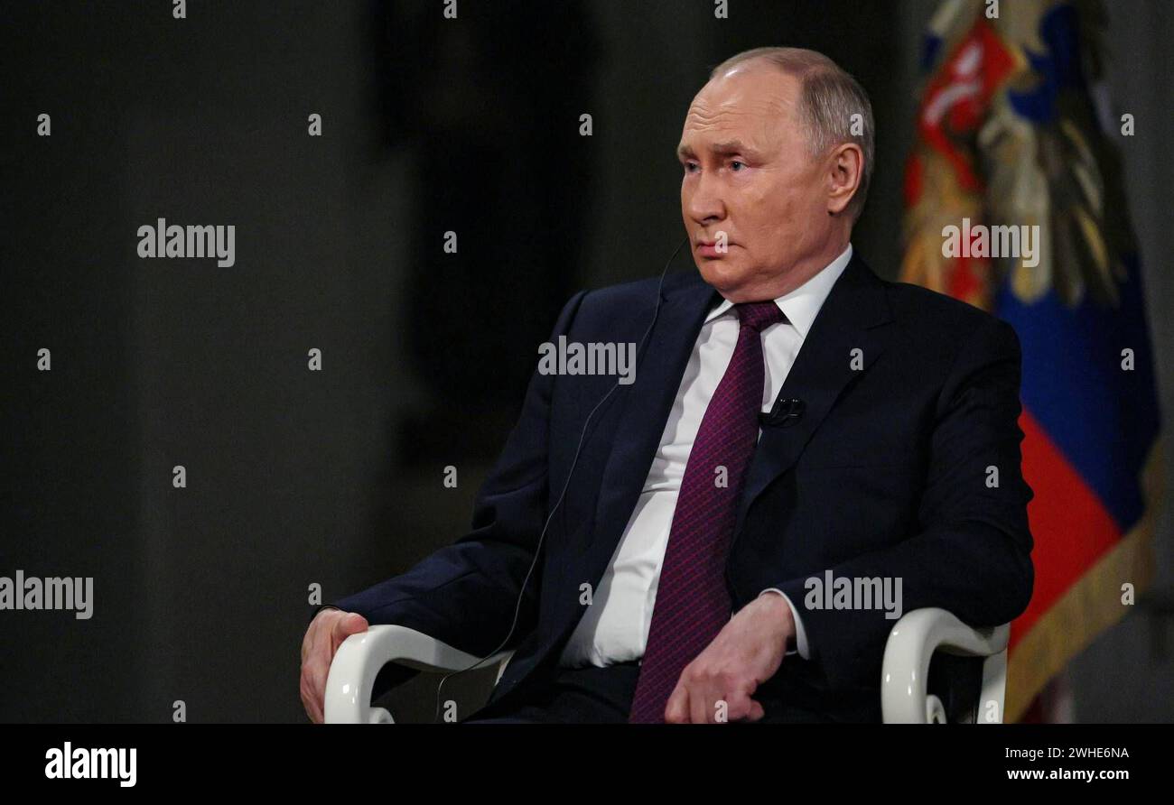 Russia s President Vladimir Putin gives an interview to US talk show ...