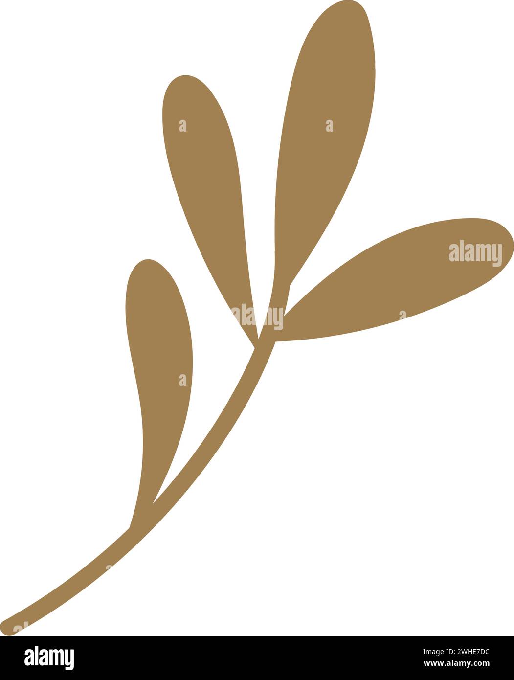 Isolated colored natural leaf icon Vector Stock Vector Image & Art - Alamy