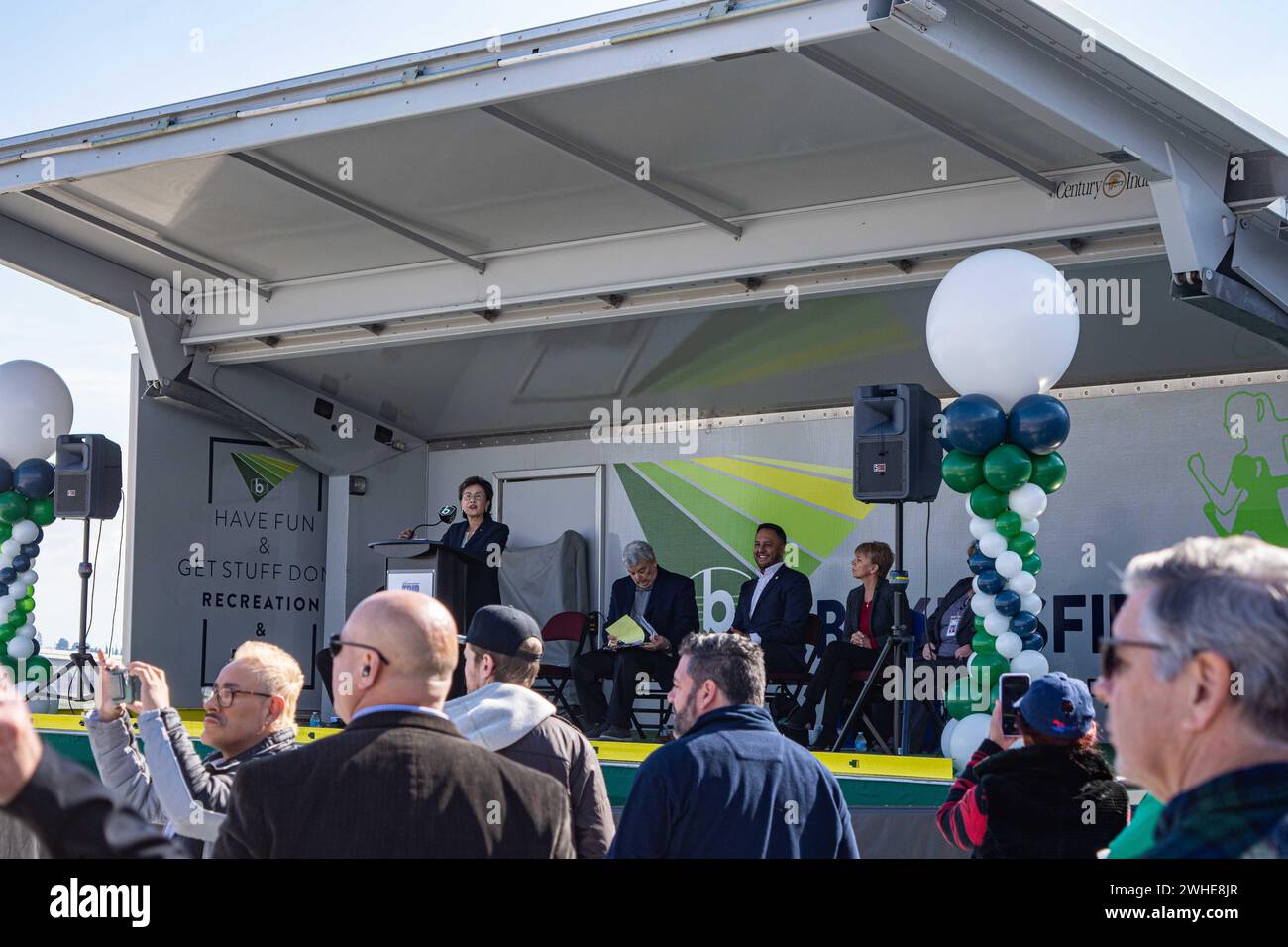 February 9, 2024, Bakersfield, California, USA Mayor Karen Goh speaks