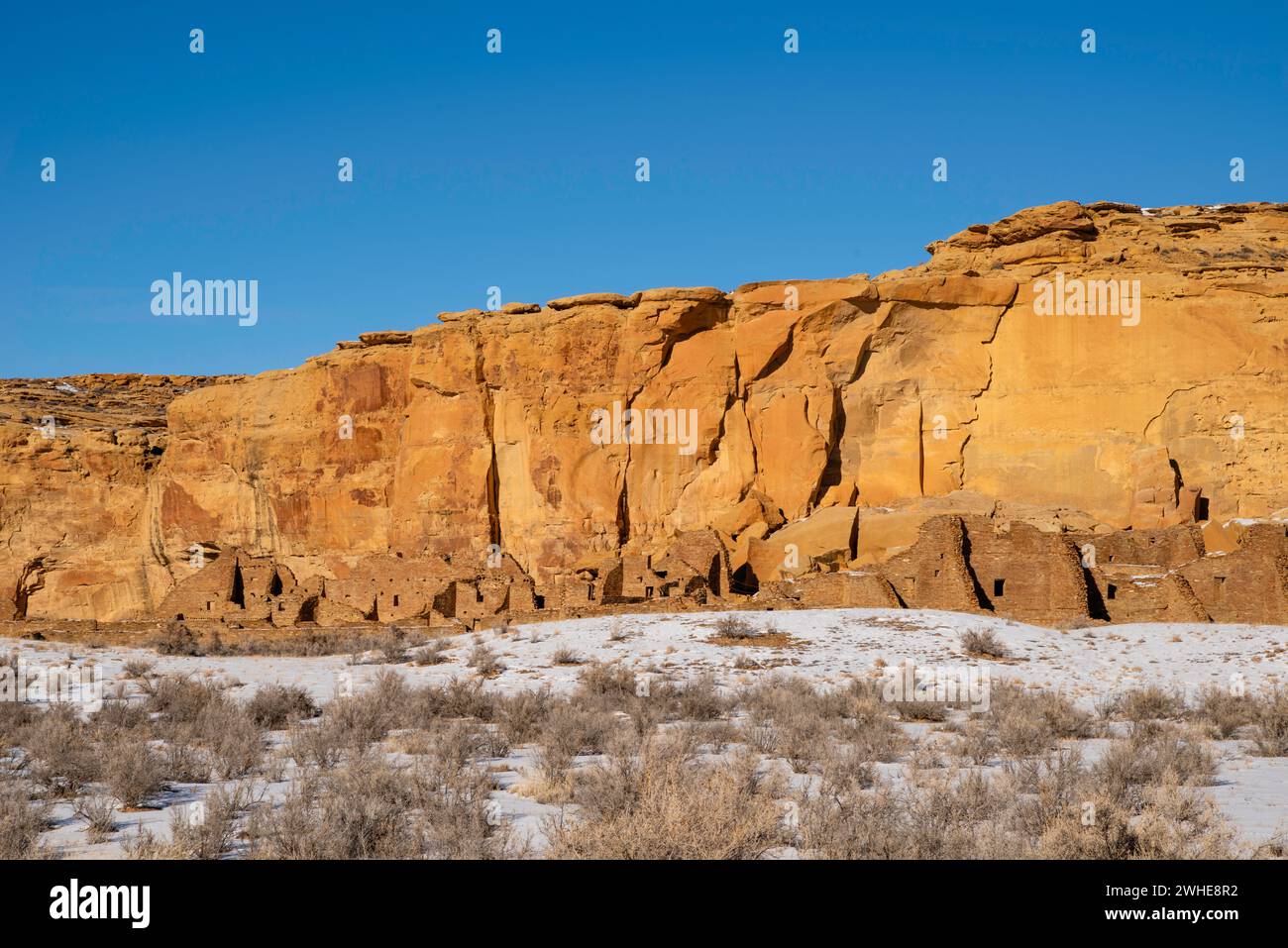 Photograph of Pueblo Bonito, Chaco Culture National Historical Site