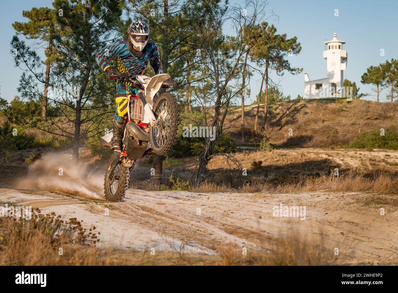 Enduro bike rider Stock Photo - Alamy