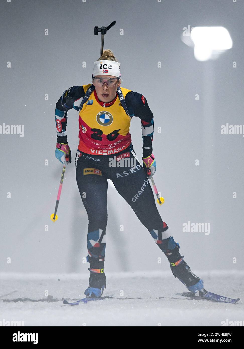 09 February 2024, Czech Republic, Nove Mesto Na Morave Biathlon, World