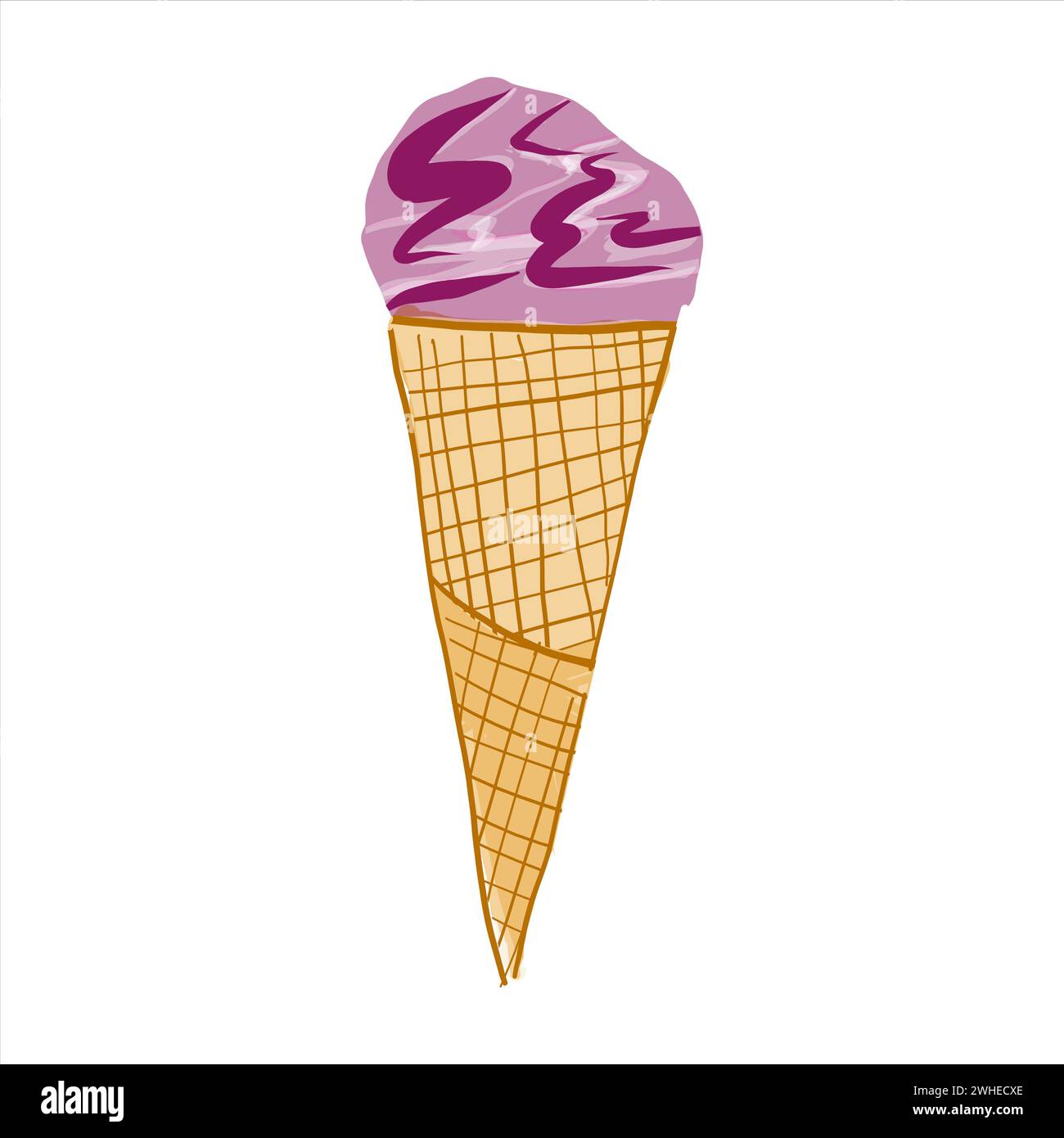 Ice cream cone Stock Photo