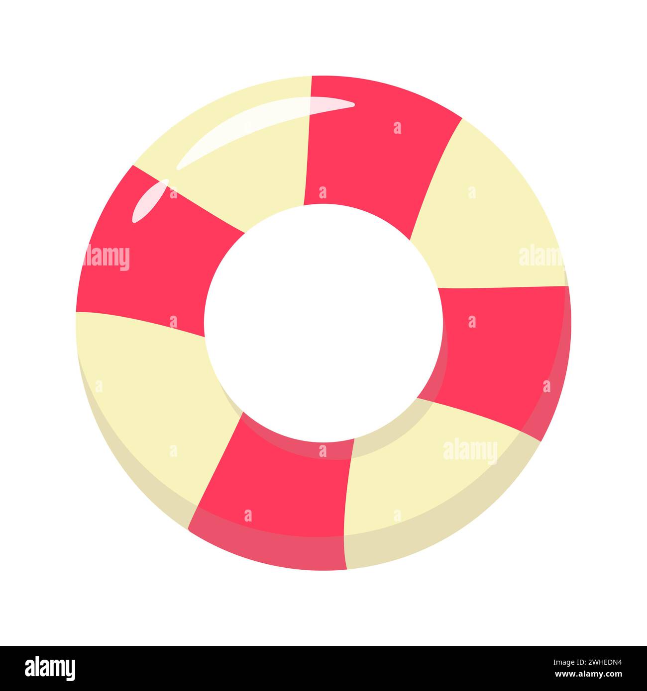 Lifebuoy Beach Accessories Vector Illustration In Flat Style Stock lifebuoy-beach-accessories-vector-illustration-in-flat-style-stock