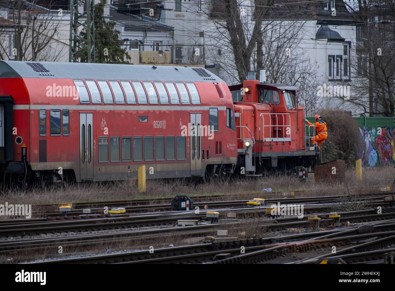 "24.01.2024, Germany, Bremen, Bremen DB Regio train at Bremen main