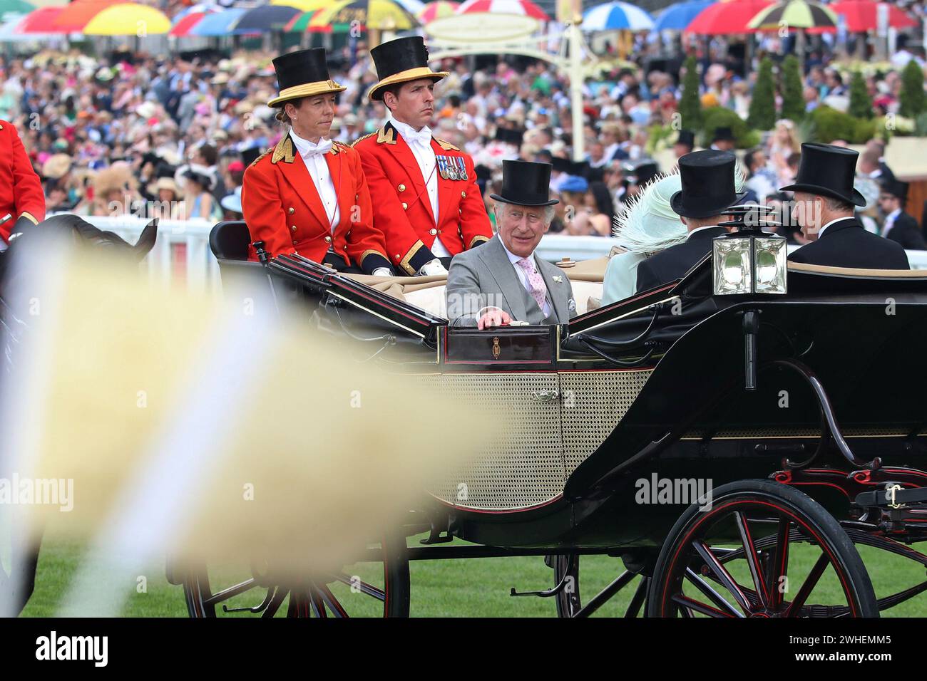 King charles royal ascot hi-res stock photography and images - Alamy