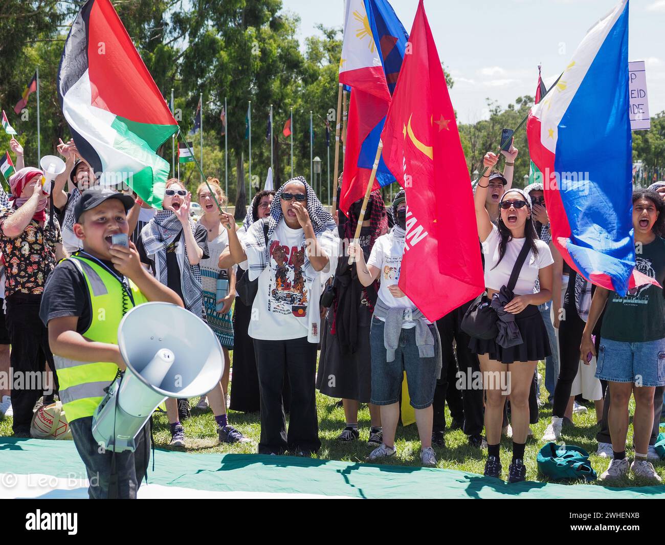 Australia, Canberra, Parliament House, 6 February 2024. ProPalestine