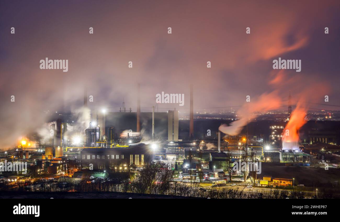 '23.01.2024, Germany, North Rhine-Westphalia, Bottrop - The Prosper coking plant is one of three coking plants in operation in the Ruhr region. The Pr Stock Photo