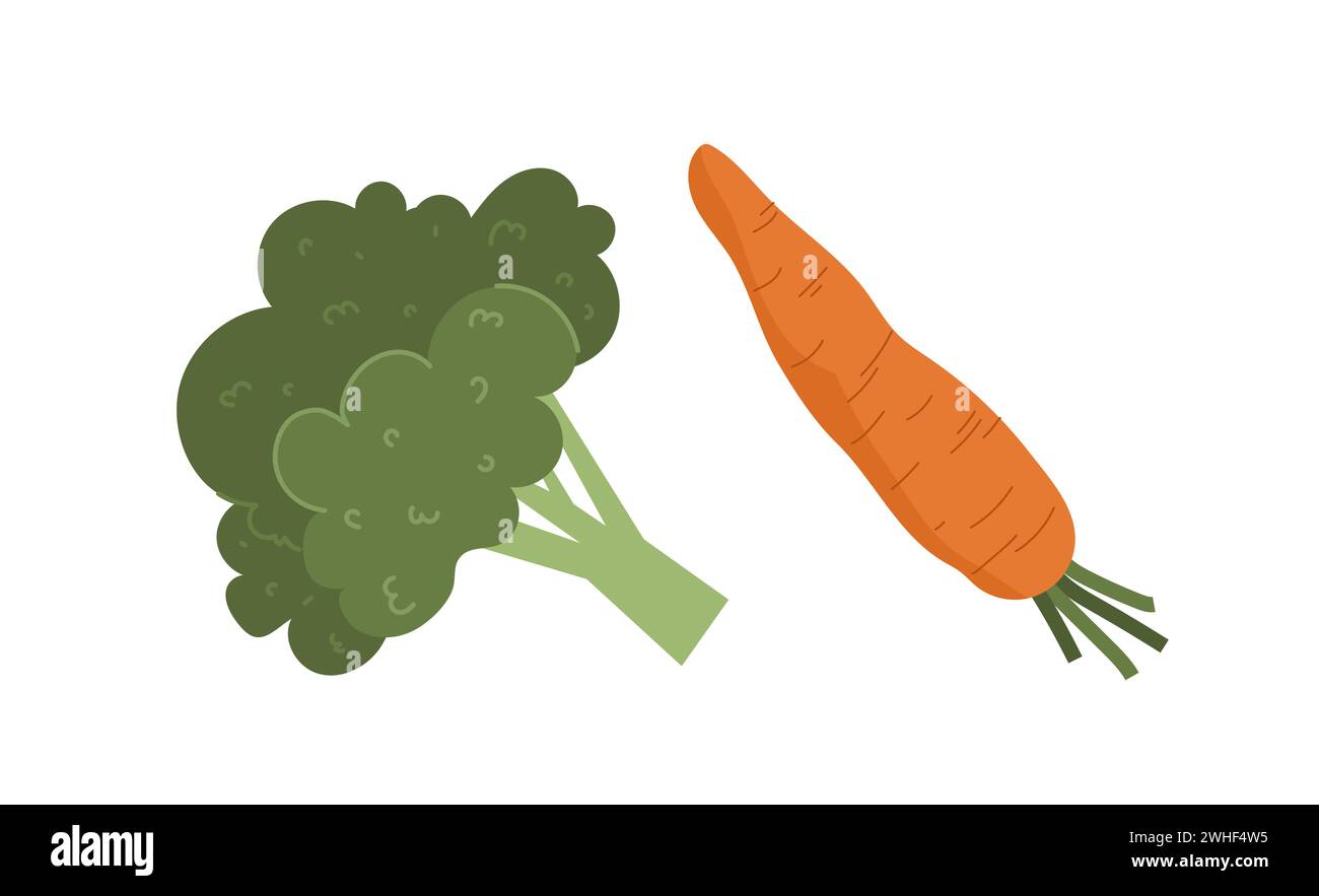 Set of vegetables vector Stock Vector