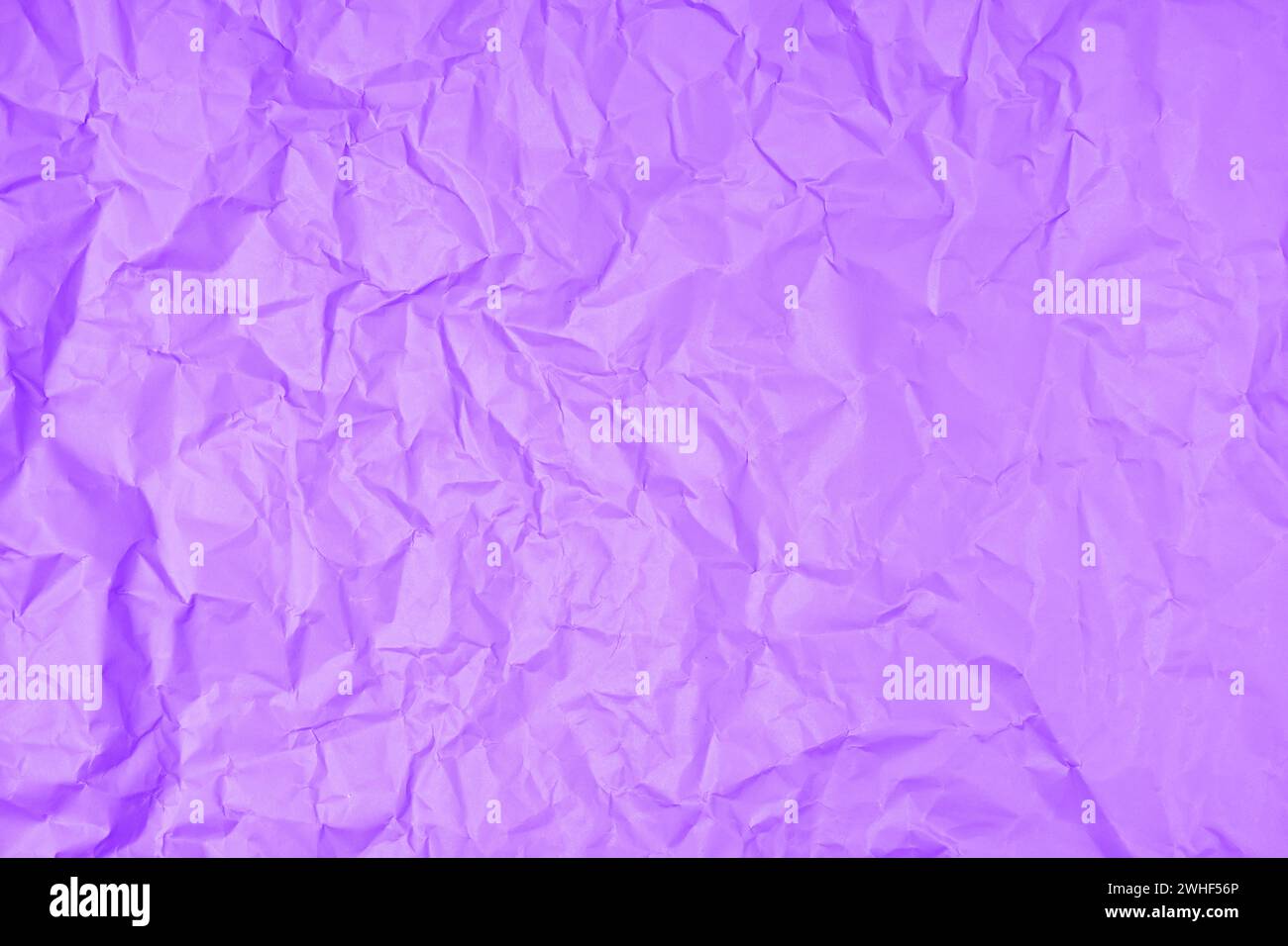 Purple Crumpled Paper Color Texture for Abstract Background. Stock Photo