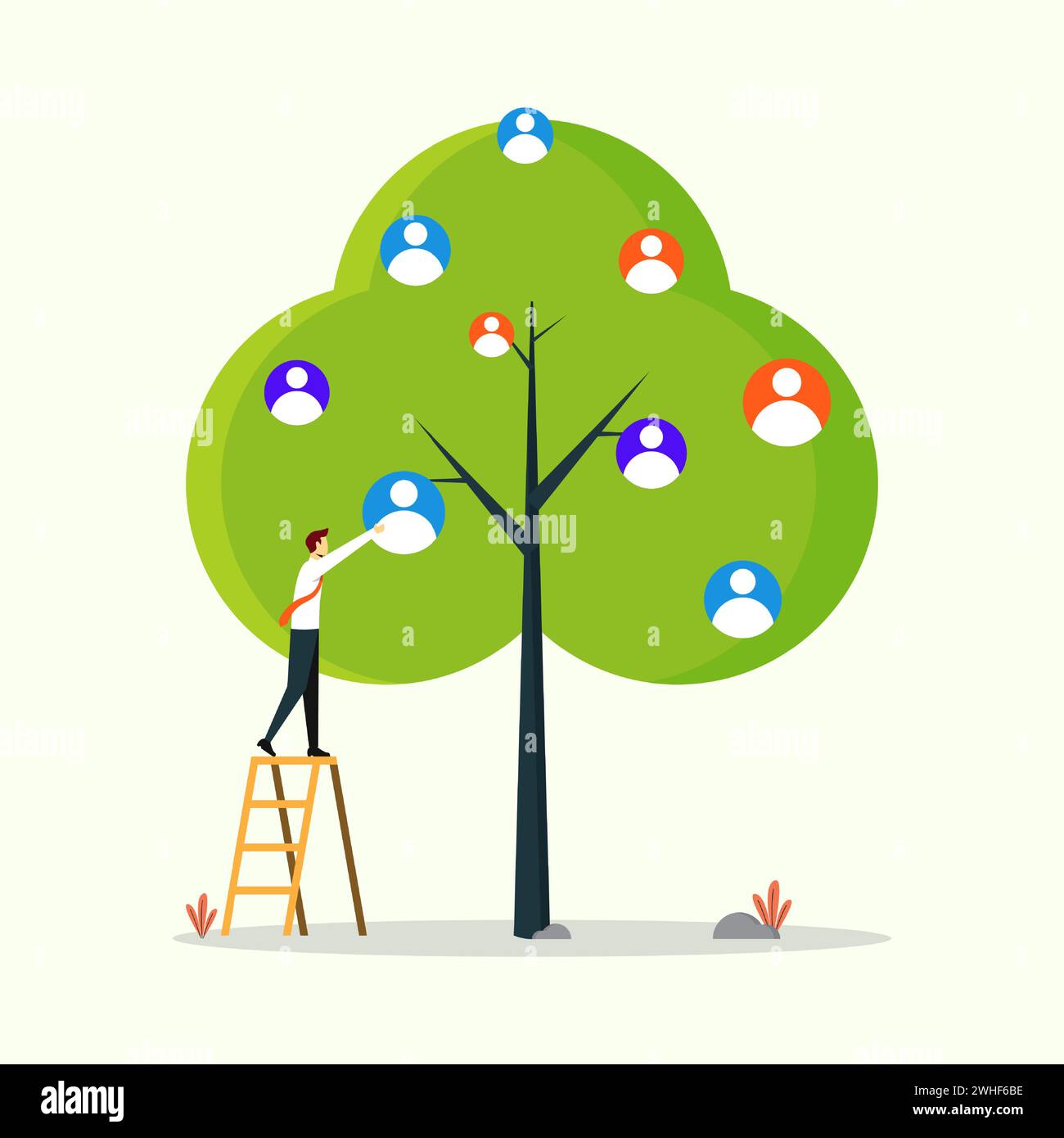 Human resources personnel Stock Vector Images - Alamy