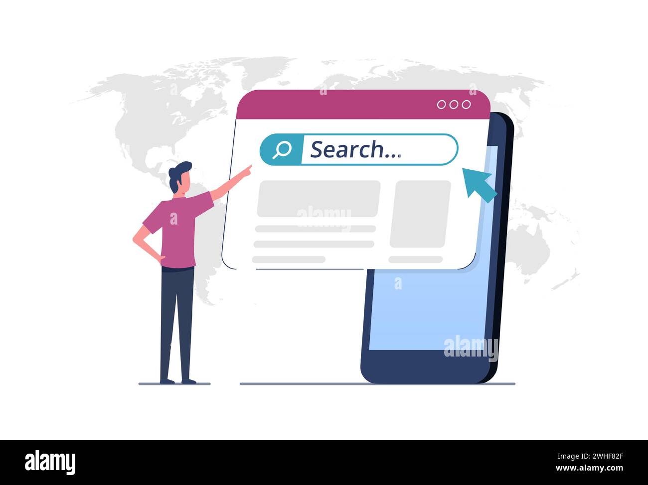 Browsing Network Browsing browse Stock Vector Images - Alamy