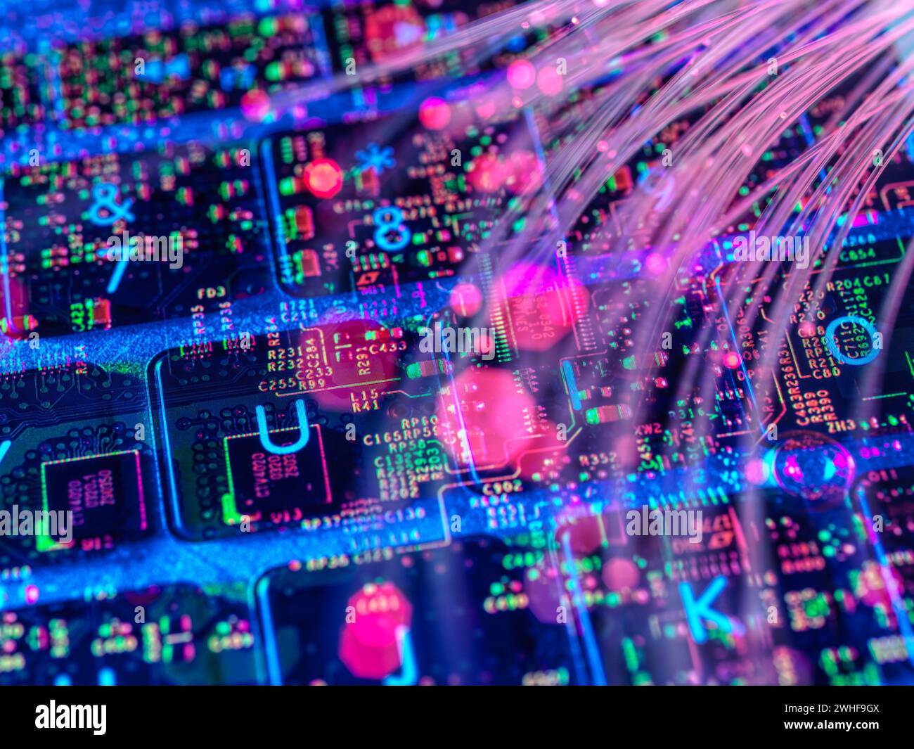 Cyber security, conceptual image Stock Photo