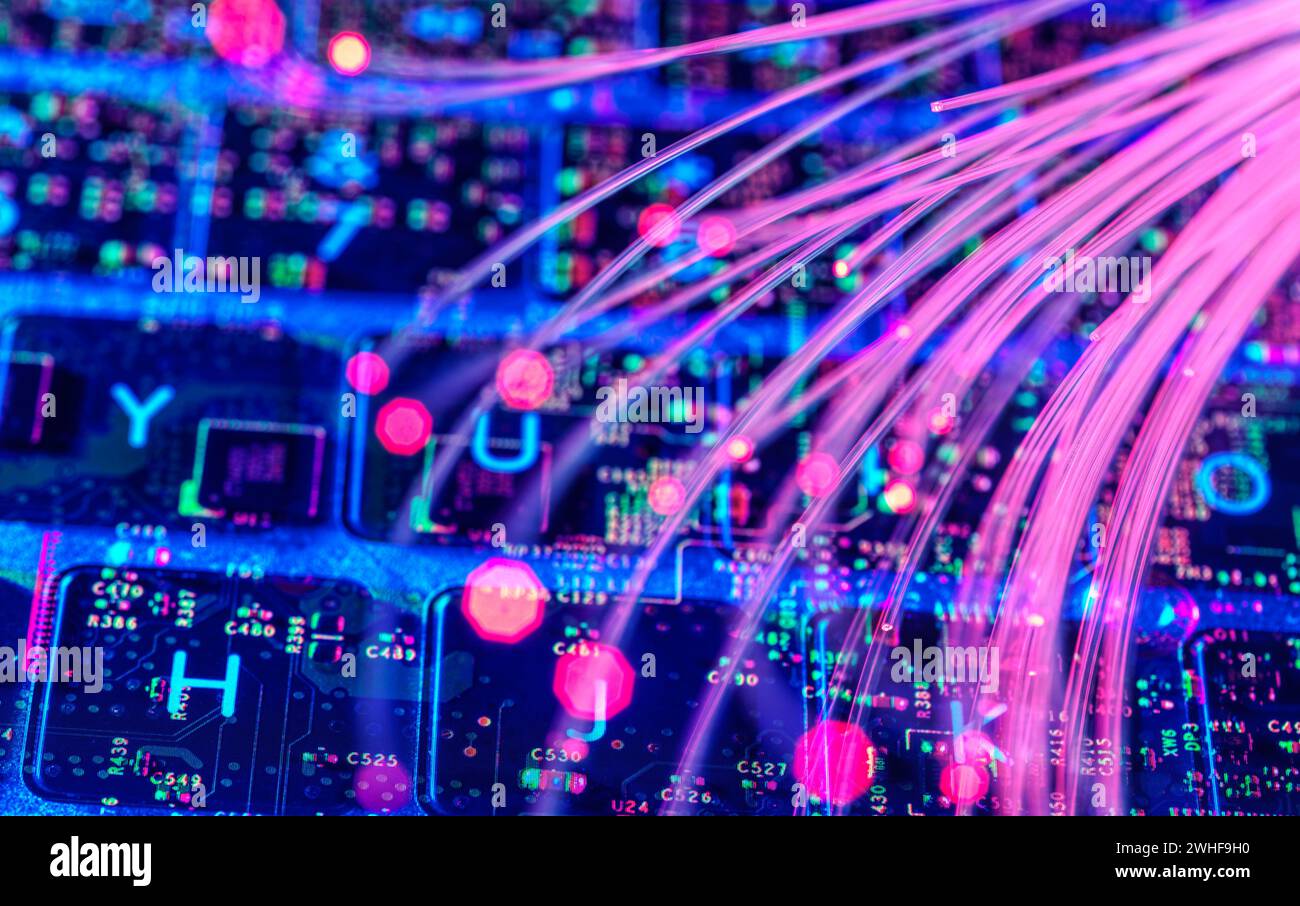 Cyber security, conceptual image Stock Photo