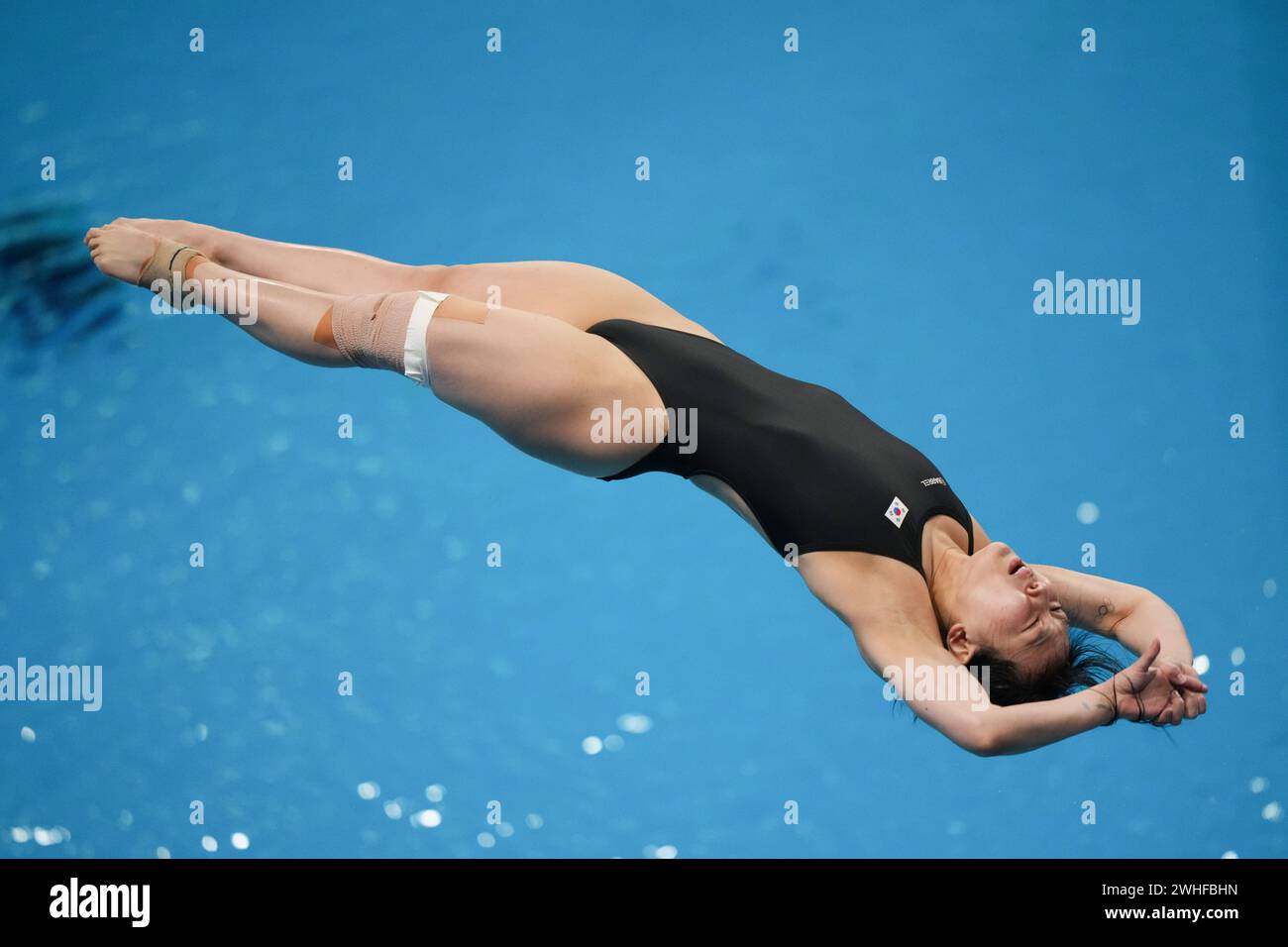 Doha. 9th Feb, 2024. Kim Suji of South Korea competes during the women ...