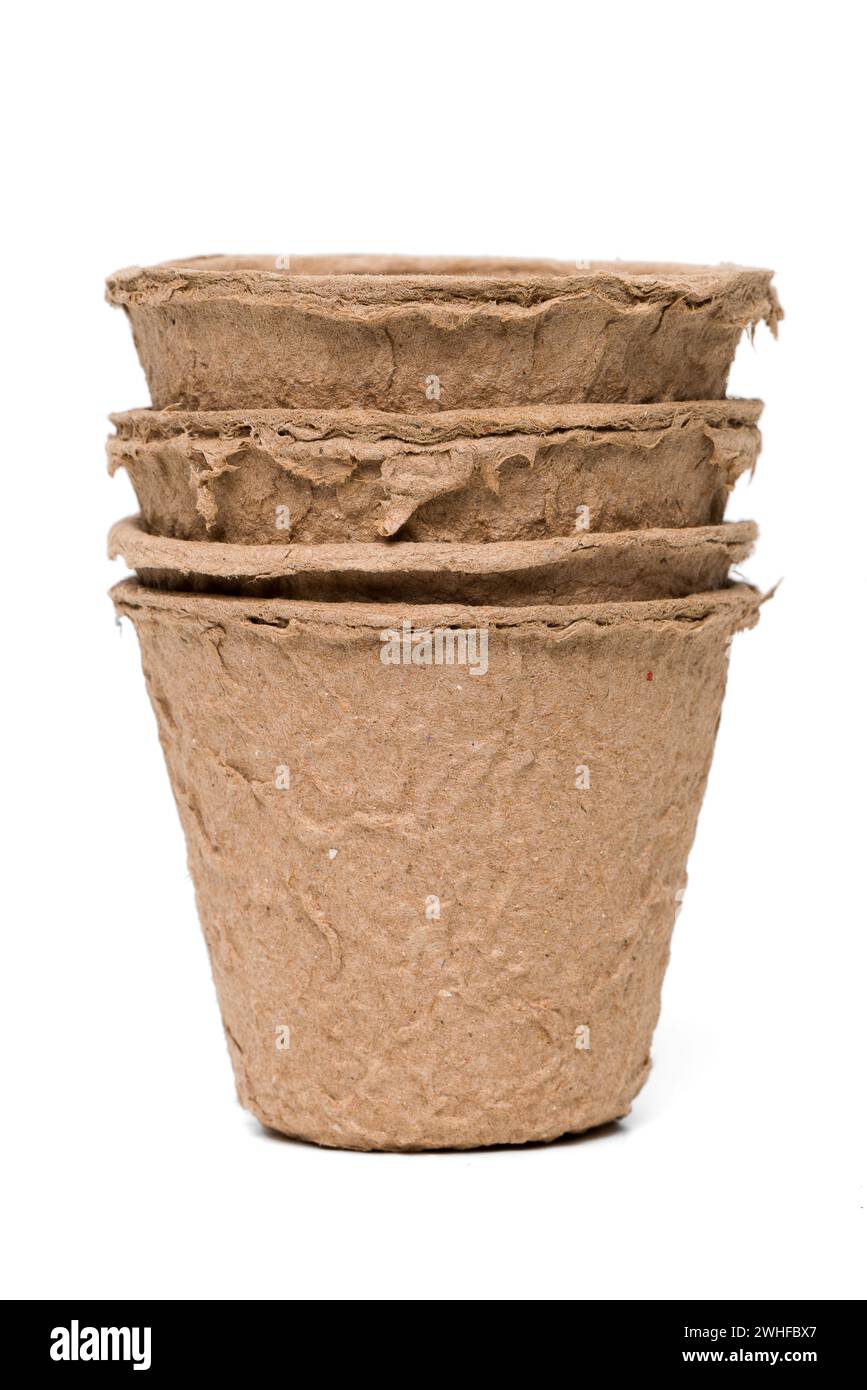 Four plant pots Cut Out Stock Images & Pictures Alamy