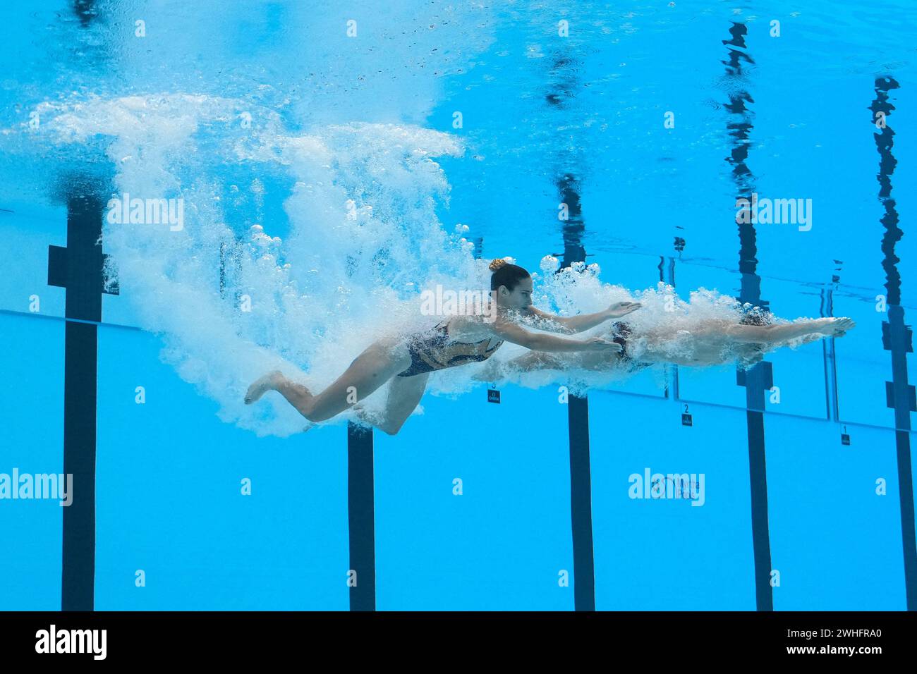 Andy Manuel Avila Gonzalez and Carelys Valdes Castillo of Cuba compete ...