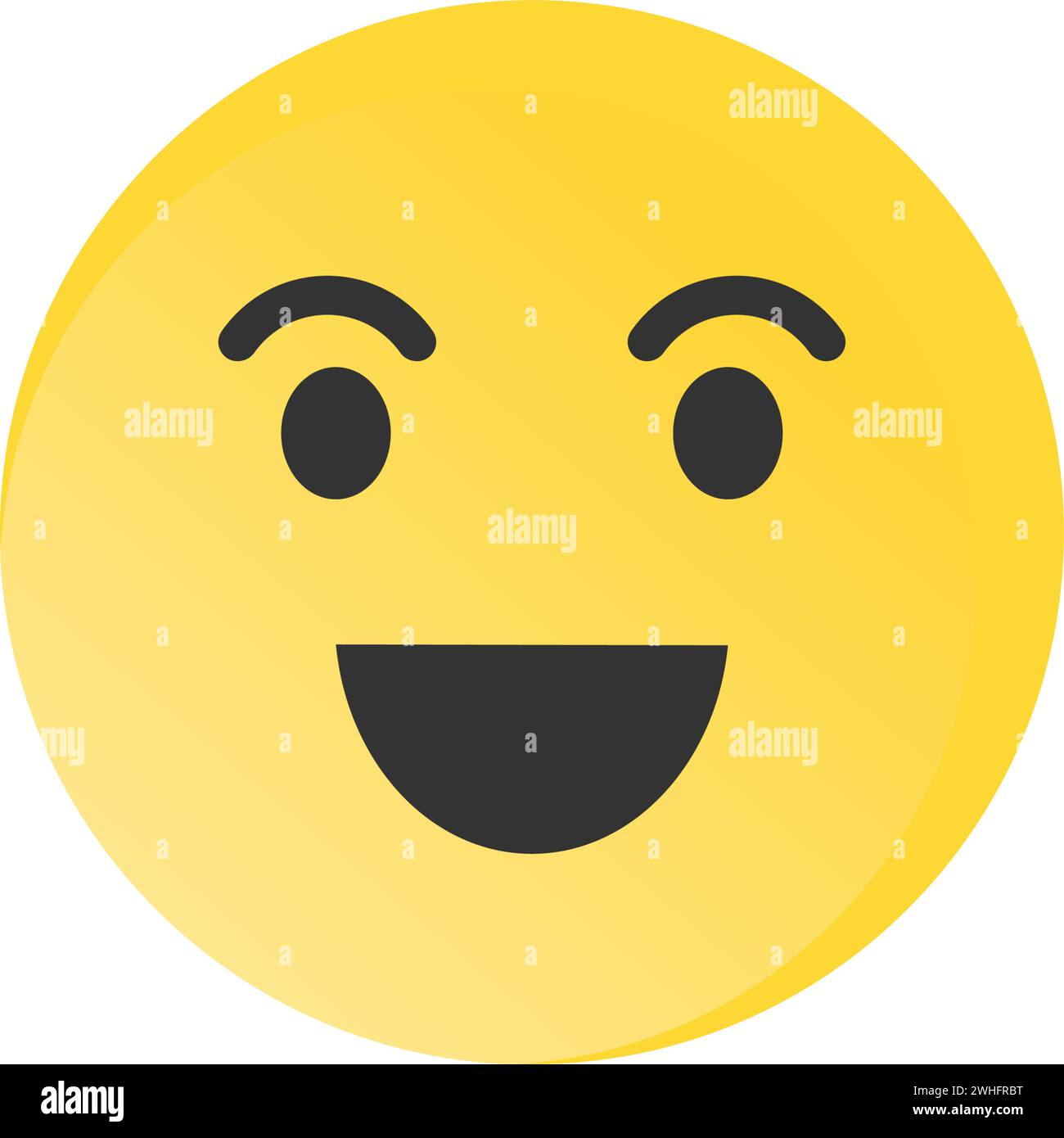 set of emoticon smile icons Stock Vector Image & Art - Alamy