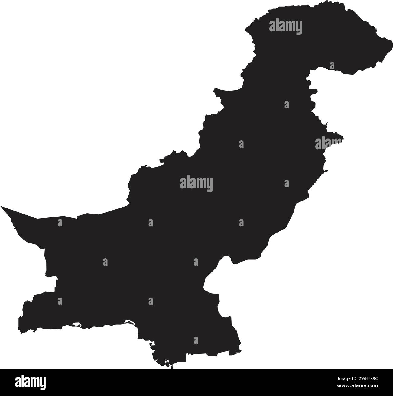 Pakistan map icon vector illustration design Stock Vector