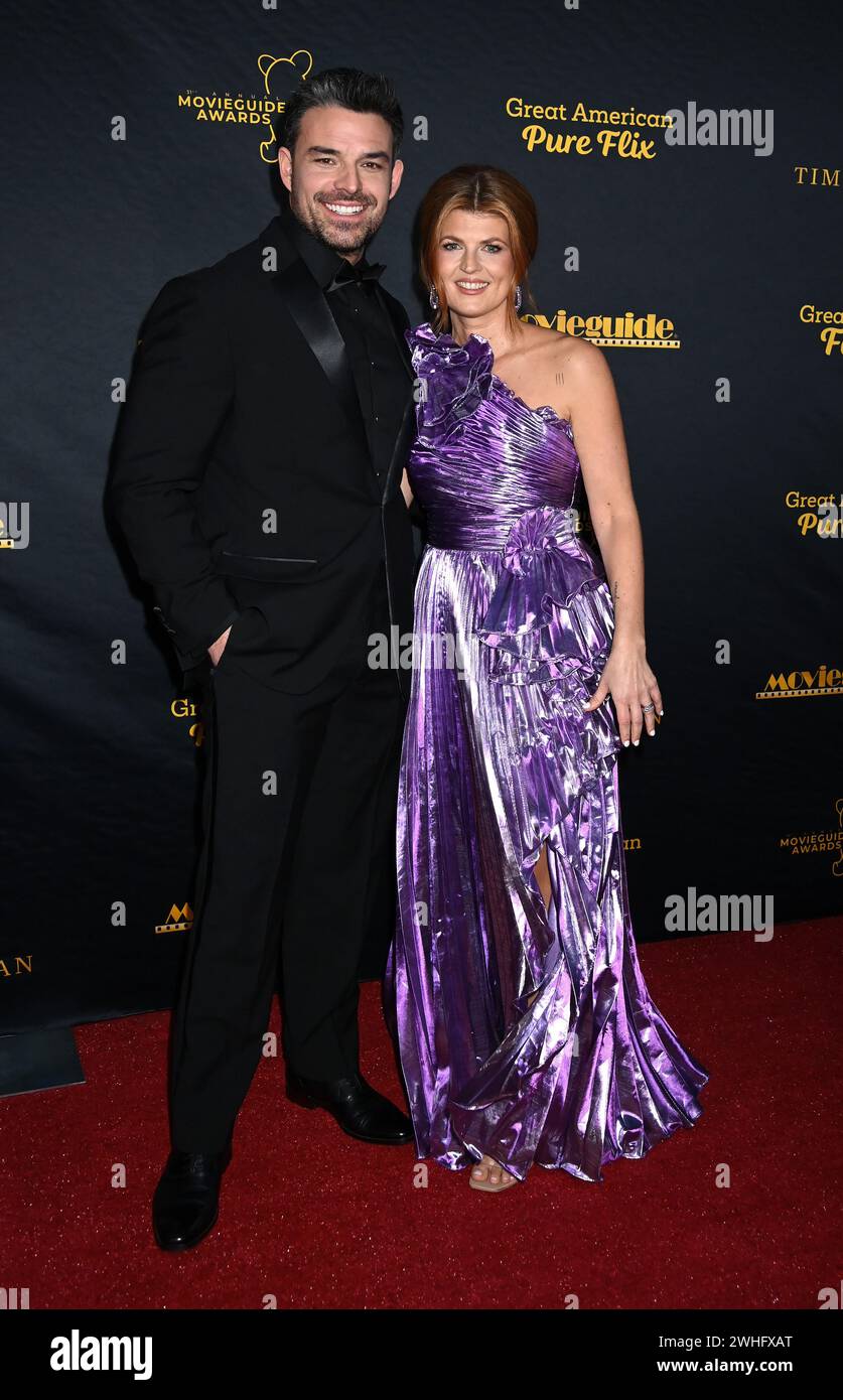 Hollywood, USA. 09th Feb, 2024. Jesse Hutch and Loreili Hutch arriving(04)