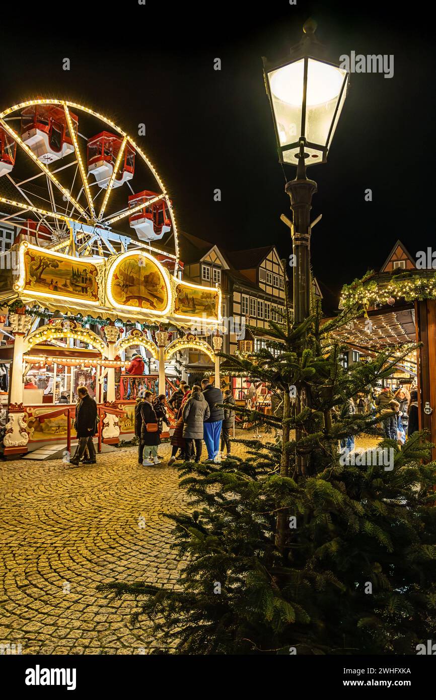 Christmas market in Celle Stock Photo