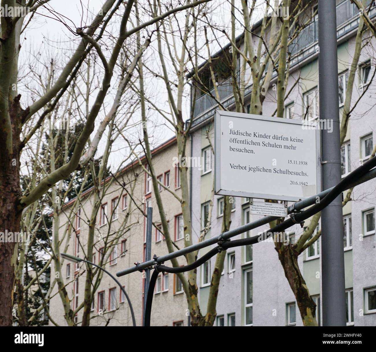 Memorial in the Bavarian Quarter in Berlin Stock Photo - Alamy