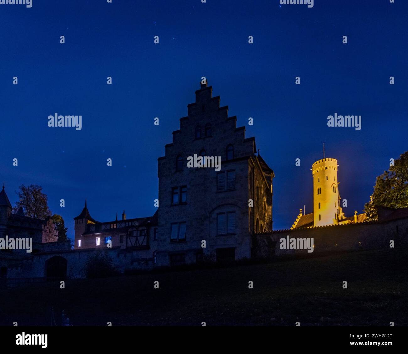 Schloss Lichtenstein Castle Lichtenstein Schwäbische Alb, Swabian Alb BadenWürttemberg Germany