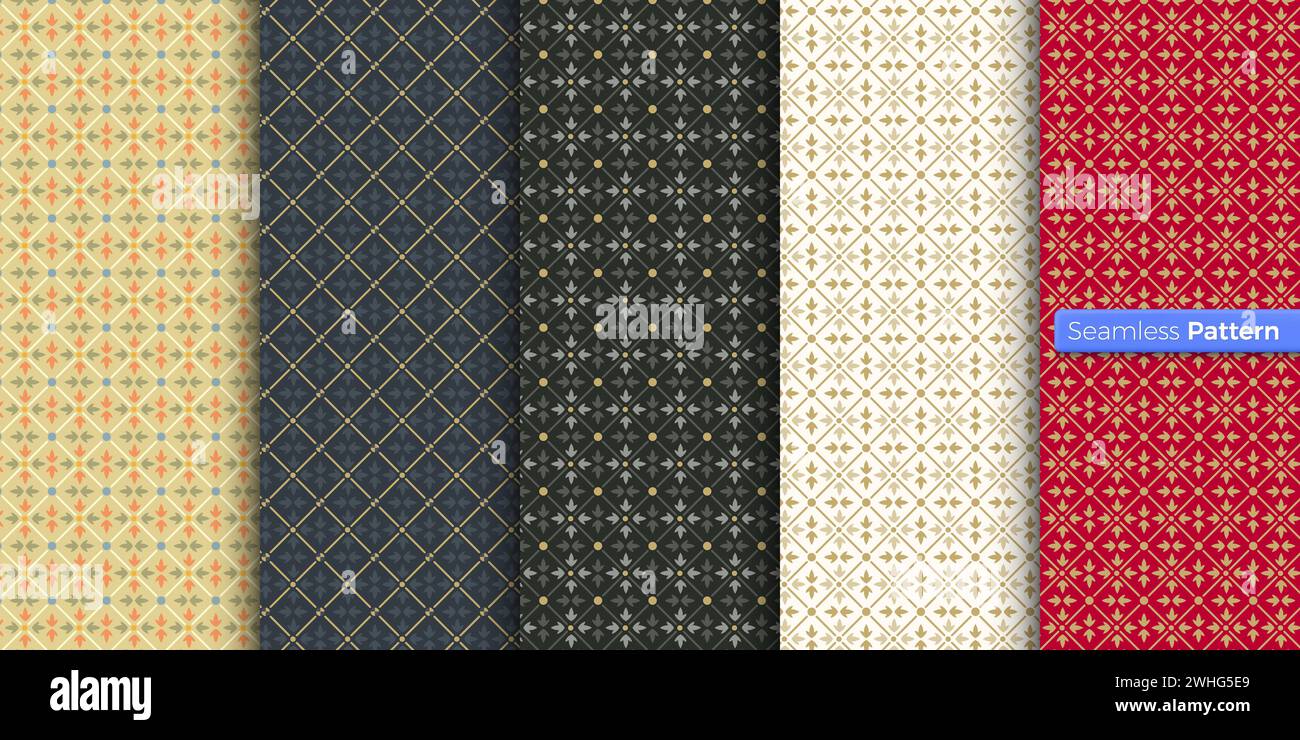 Chinese Japanese style geometric pattern. colors background ...