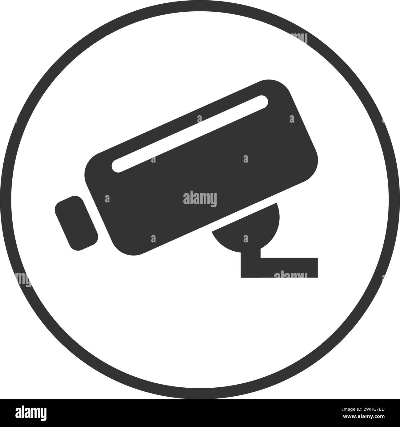 Simple icon for public facilities, housing, hotels, and tourist