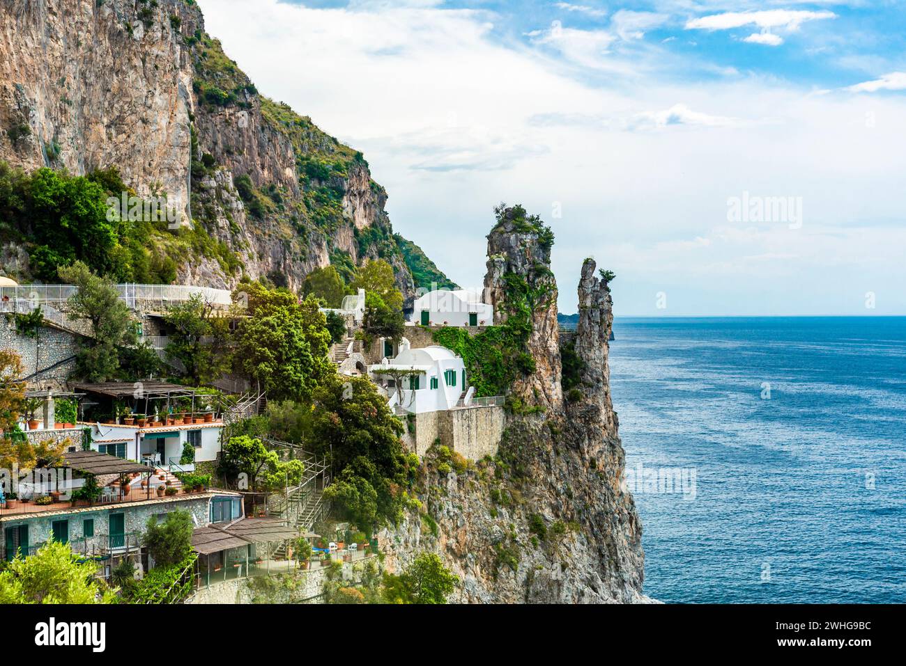 The city of Amalfi, on the Amalfi coast, Italy Stock Photo - Alamy