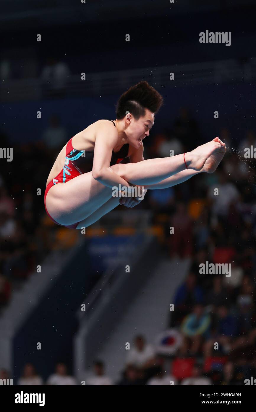 Doha, Qatar. 9th Feb, 2024. Yiwen Chen (CHN) Diving : World Aquatics ...