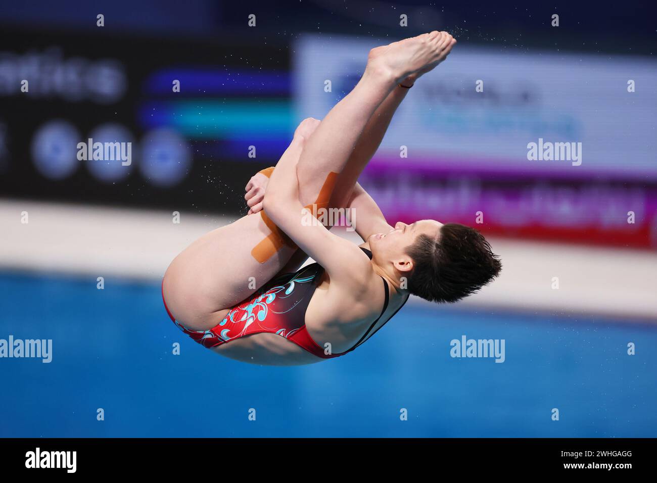 Doha, Qatar. 9th Feb, 2024. Yiwen Chen (CHN) Diving : World Aquatics ...