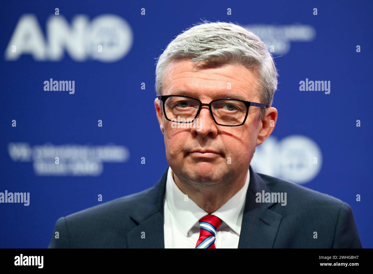 Prague, Czech Republic. 10th Feb, 2024. ANO first deputy chairman Karel