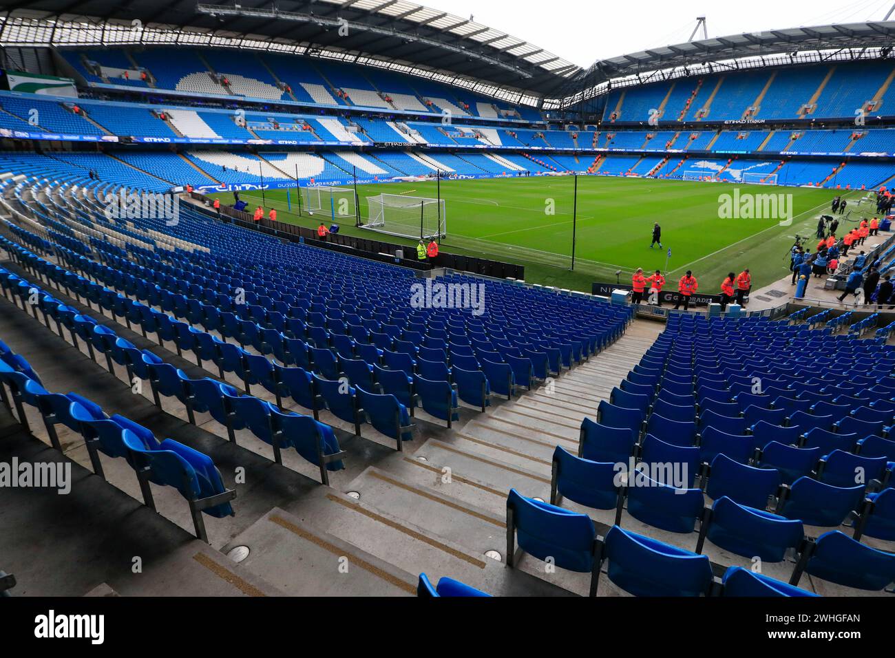 Interior stadium view ahead of the Premier League match Manchester City ...