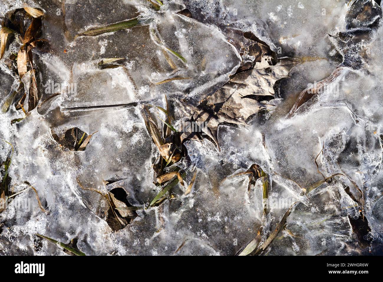 Snow ice texture hi-res stock photography and images - Alamy
