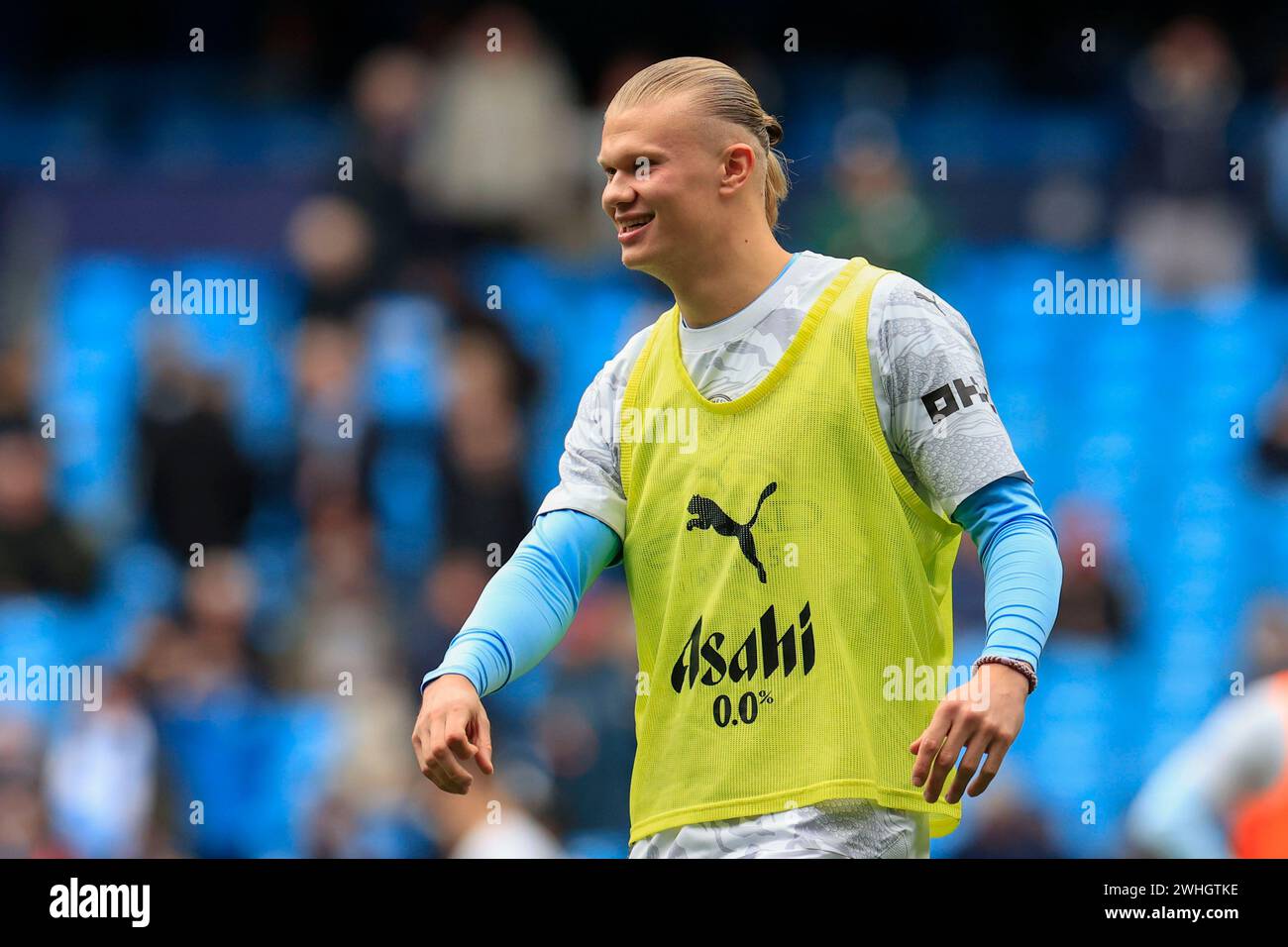 Manchester, UK. 10th Feb, 2024. Erling Haaland of Manchester City