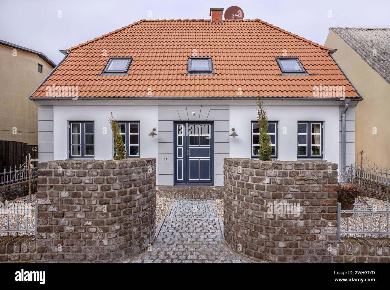 House on the island of RÃ¼gen Stock Photo