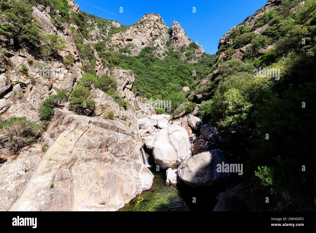 Gorges d'Heric, France Stock Photo