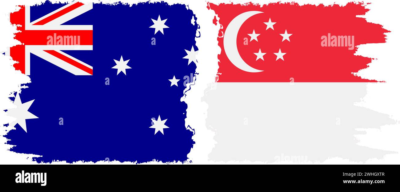 Australia singapore flag hires stock photography and images Alamy