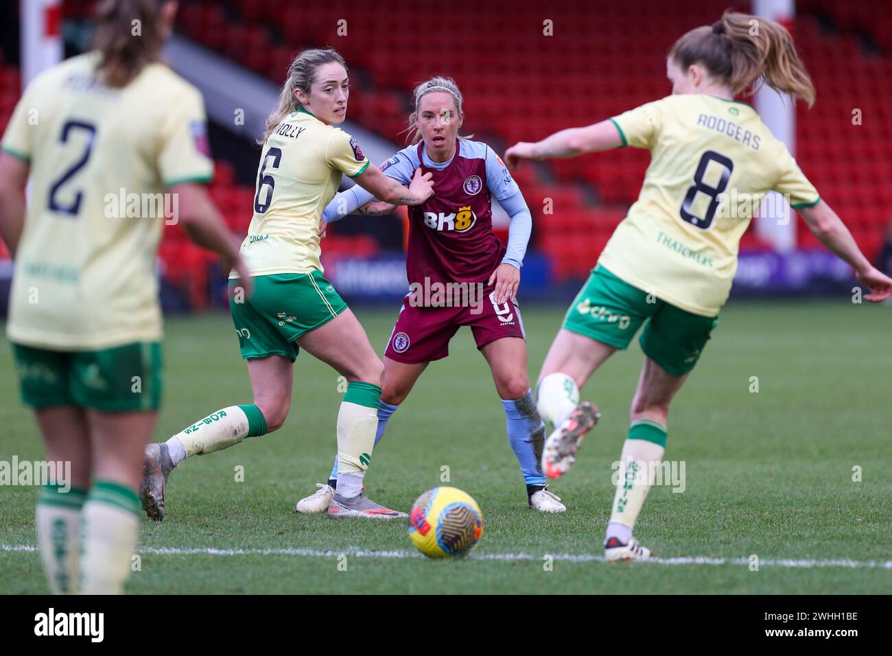 Walsall, UK. 3 February 2024. Jordan Nobbs during the WSL fixture