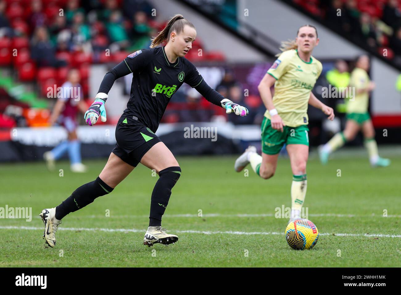 Walsall, UK. 3 February 2024. Daphne van Domselaar during the WSL