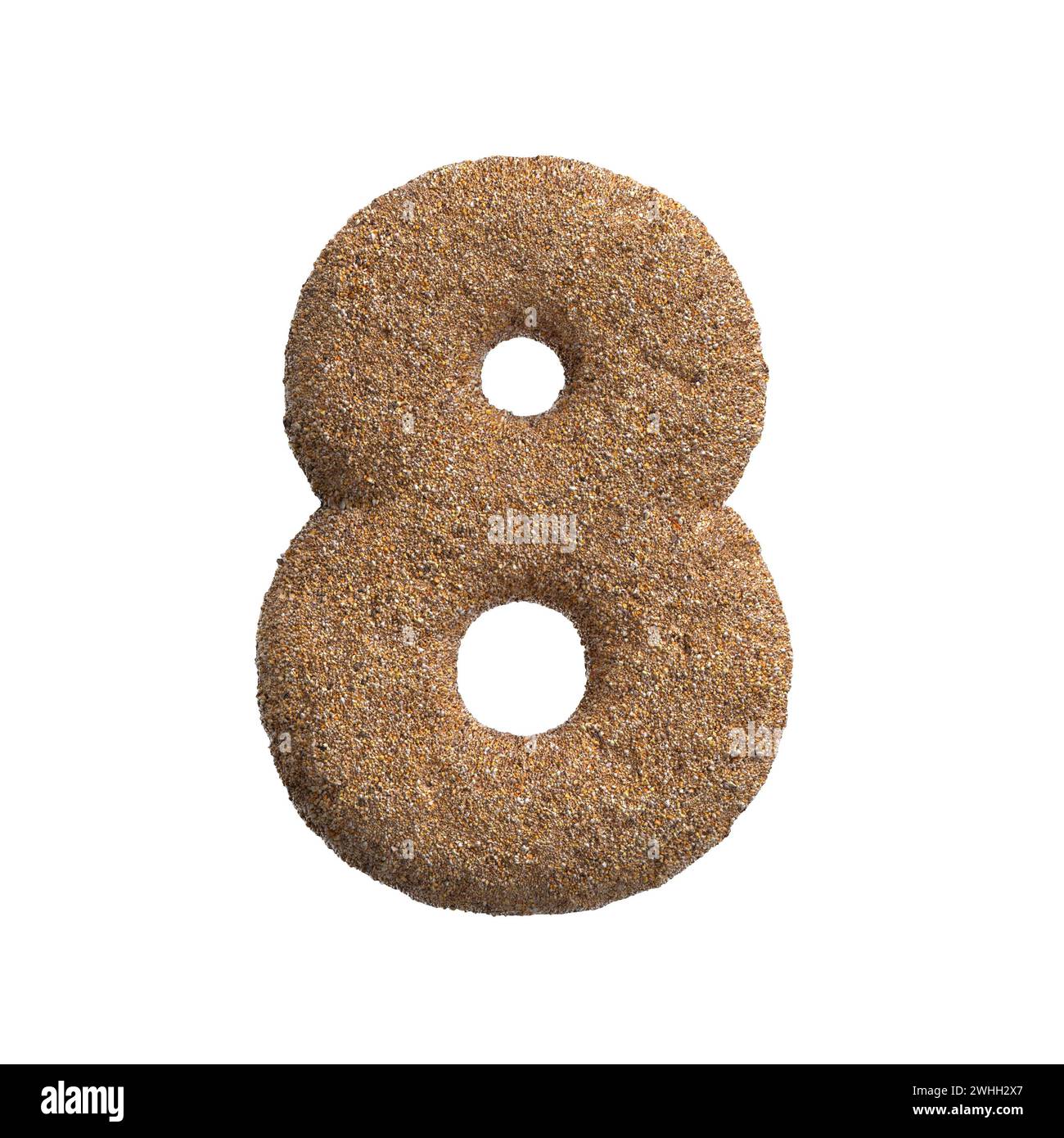 3d number 8 hi-res stock photography and images - Alamy