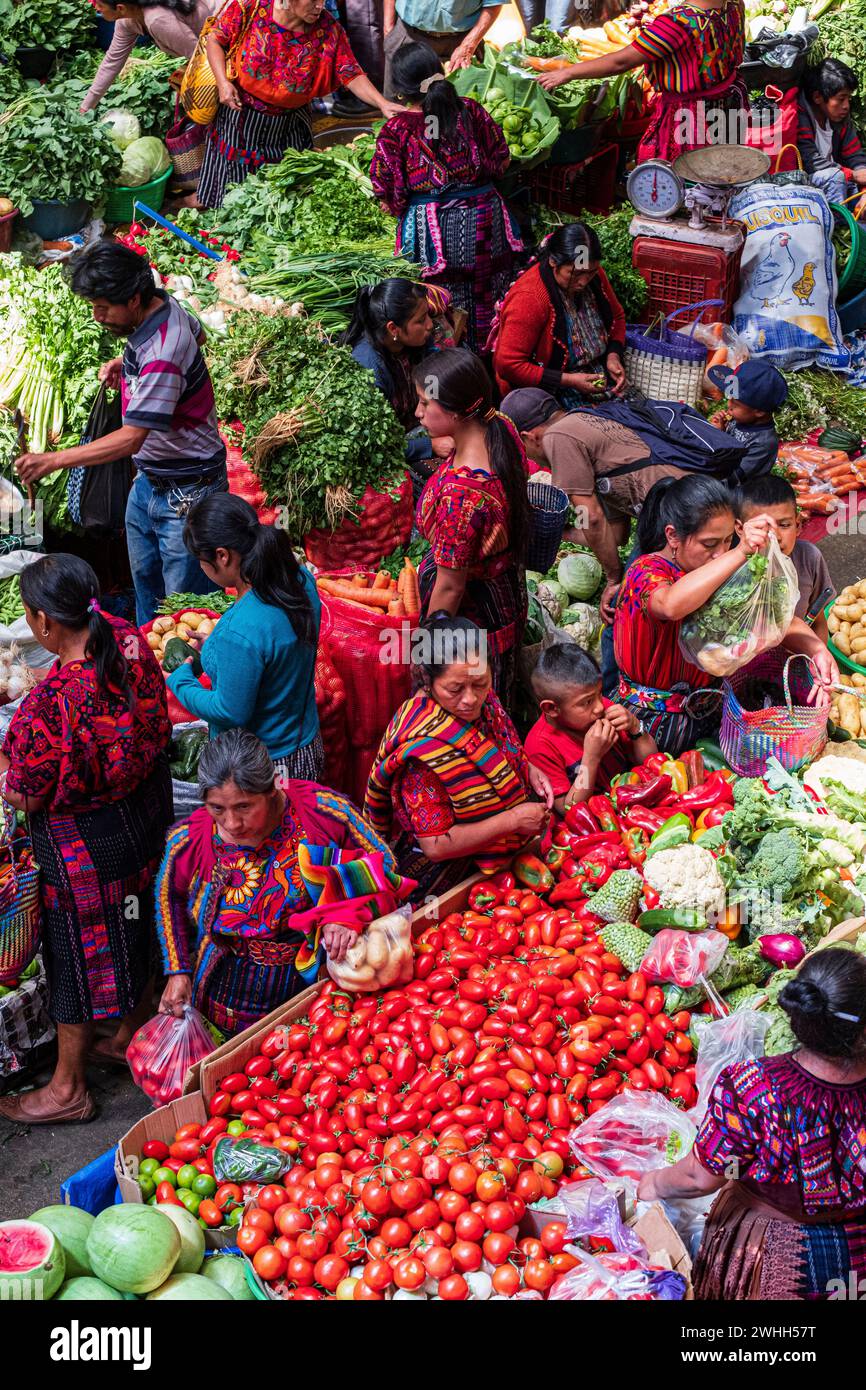 Mercado tradicional Stock Photo
