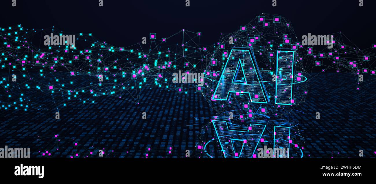 AI Networks Concept Stock Photo
