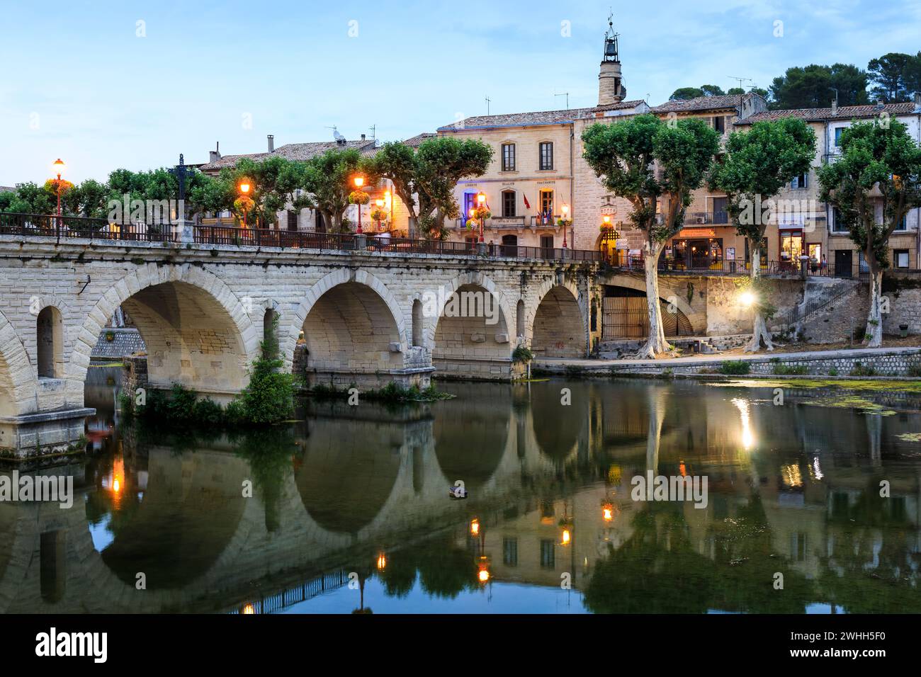 Sommieres, France Stock Photo