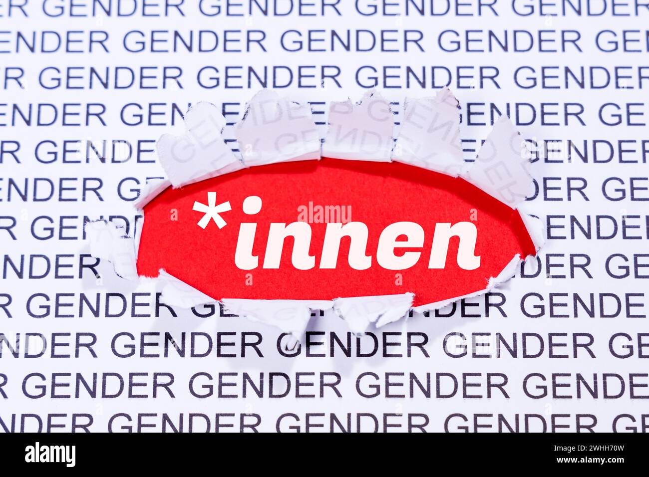 Stuttgart, Germany January 23, 2024 Gendern With Gendersternchen As