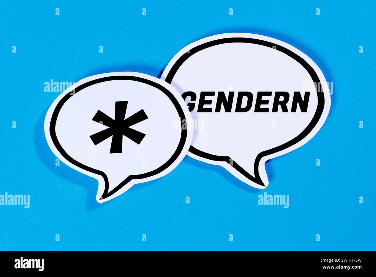 Stuttgart, Germany January 12, 2024 Gendern With Gendersternchen As