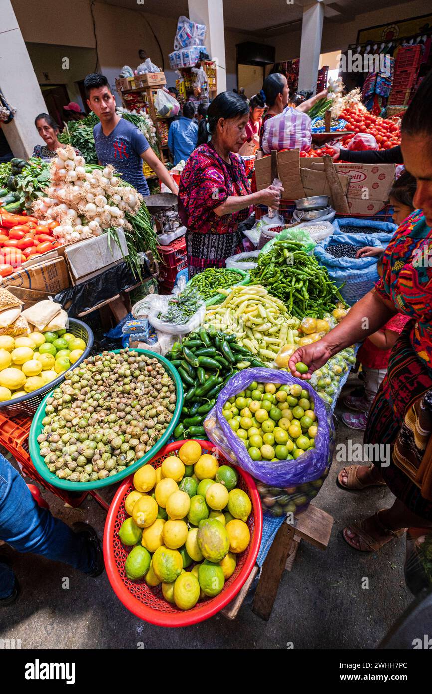 Mercado tradicional Stock Photo