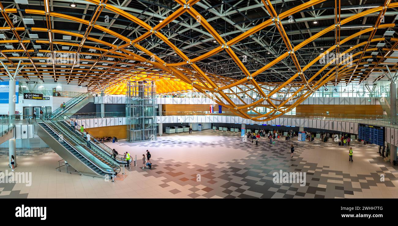 Split, Croatia - May 29, 2023: Split Airport (SPU) Terminal In Croatia. Stock Photo